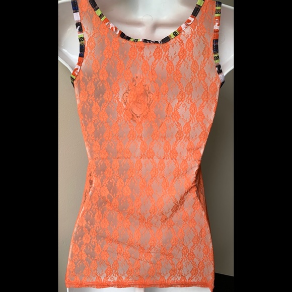 Orange Woman Shoulder Top for teen - Picture 2 of 2